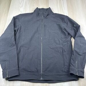 Kuhl Klash Jacket Soft Shell Full Zip Up Jacket Heather Grey Mens Size L Large